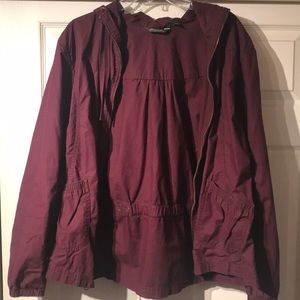 Eddie Bauer plum cargo jacket